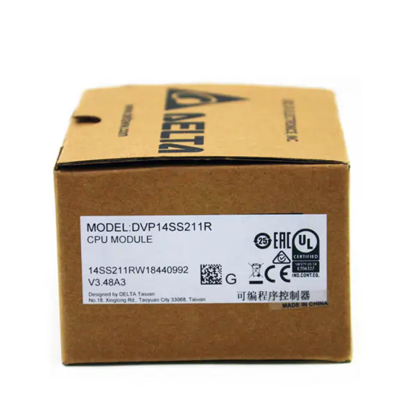 Delta DVP SS 14 SS2 14SS211R PLC 14SS2 DVP-14SS2 Módulo CPU Digital DVP14SS211R con Entrada RS232 Paquete Ect Industrial