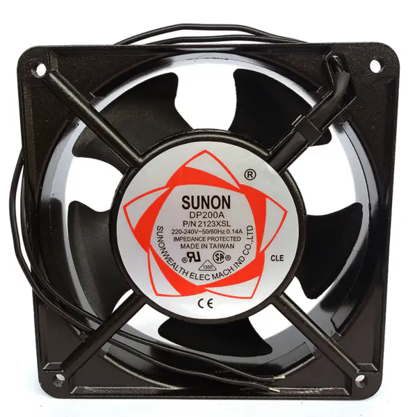 Ventilador de refrigeración de CA SUNOND Refrigeración y refrigeración dedicadas del armario P200A 2123XSL