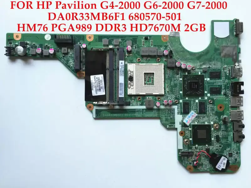 Placa base HP G4 G6 680570-501