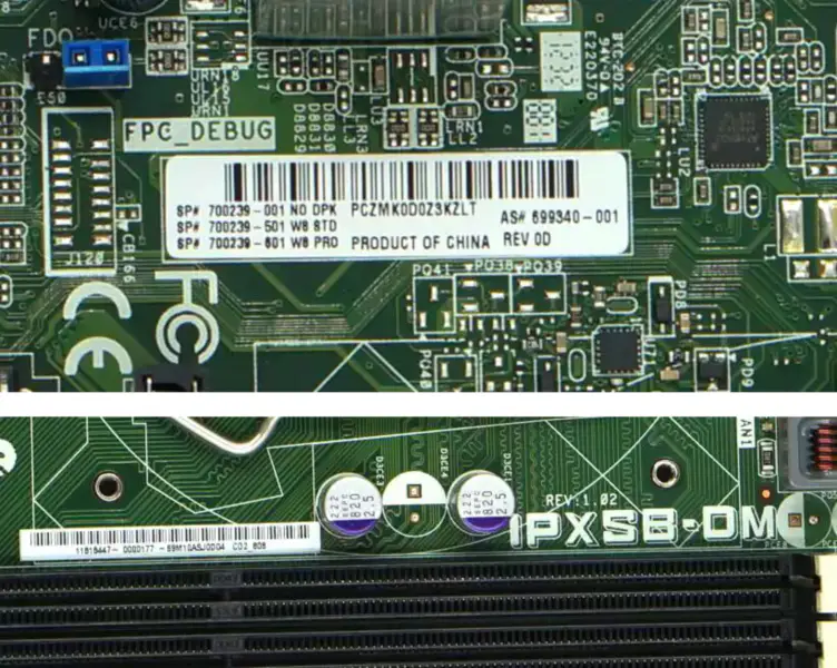 Placa base HP 699340-001 700239-001 IPXSB-DM