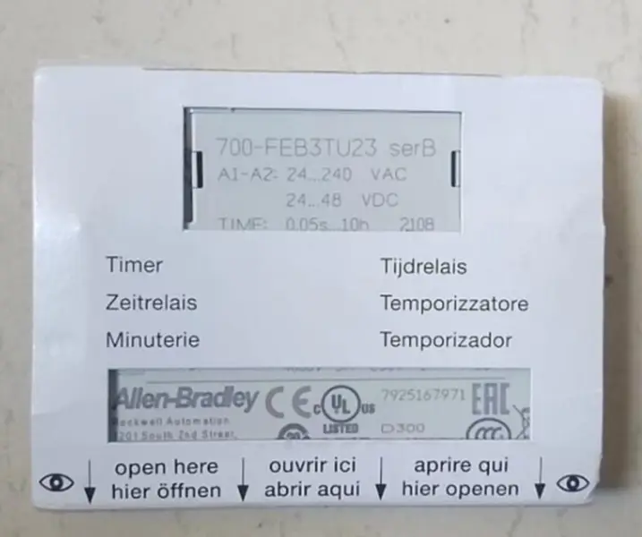 AB 700-FEB3TU23 Relé temporizador FEB3T