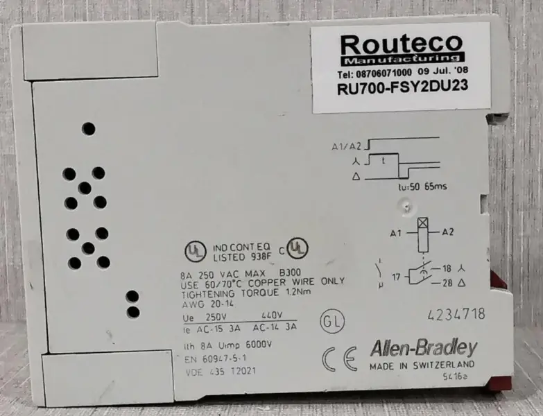 AB 700-FSY2DU23 RELÉ TEMPORIZADOR
