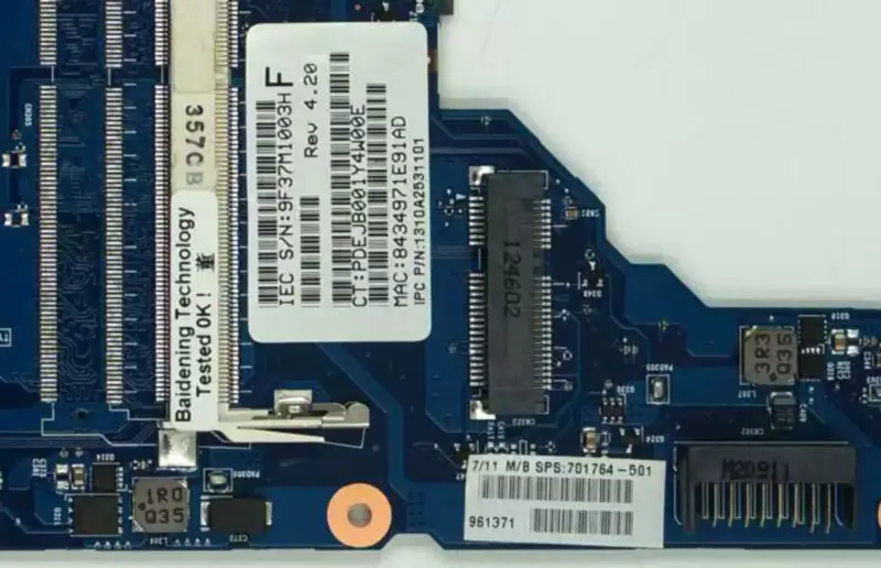 Placa base HP 2000-B 2000-BF69WM 701764-501