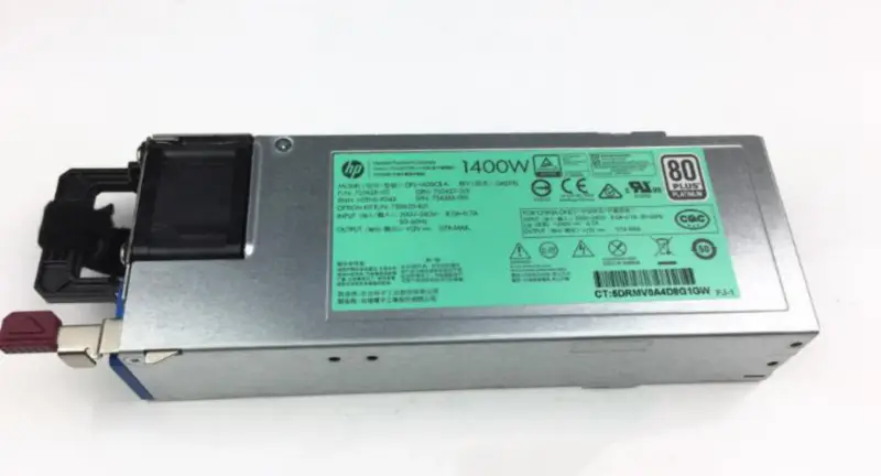 Fuente de alimentación HP 1400W Flex Slot Platinum Plus Hot Plug 720620-B21 733427-001 754383-001 HSTNS-PF43