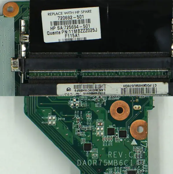Placa base HP 720692-501 720692-001 15