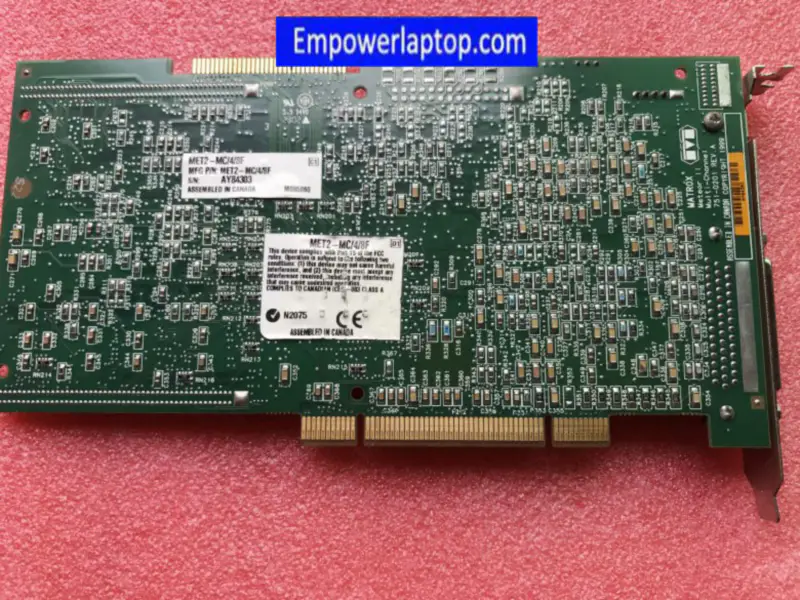 Tarjeta de captura de imágenes MATROX Meteor-Ⅱ MET2-MC/4/8F 751-0201 REV.A