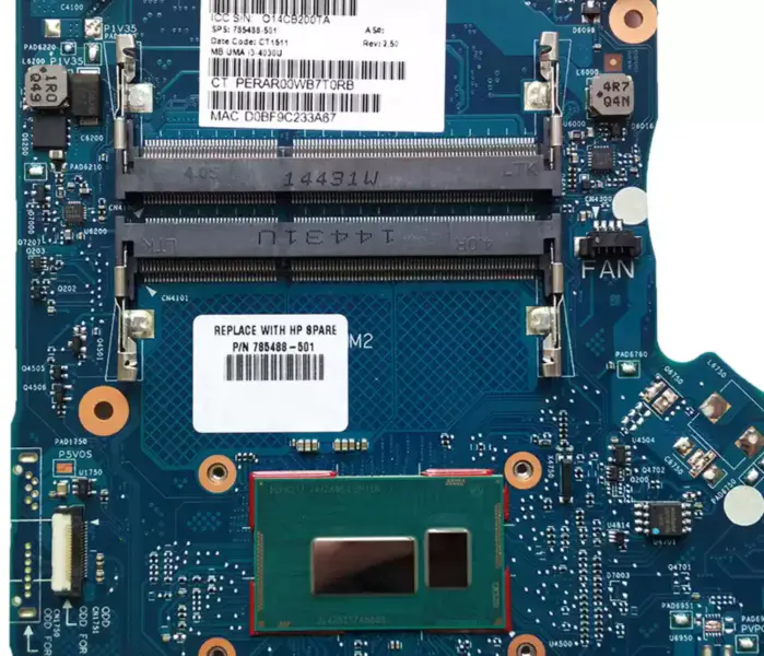 Placa base HP 350 G1 G2 785488-501 785488-001