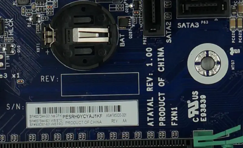 HP Z240 MT 795000-001 837344-001 837344-601 908397-601 Placa base