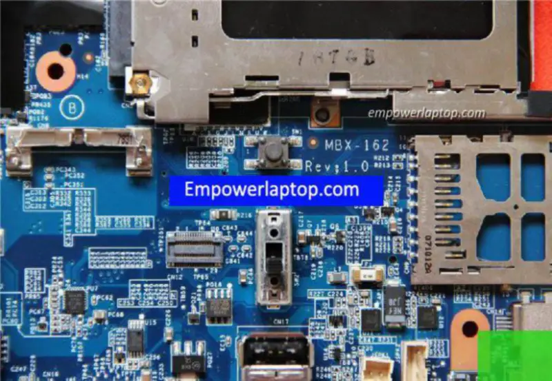 Sony A1229978A MS52 MBX-162 1P-006A502-8010 Placa base