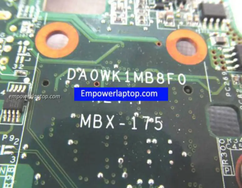 Placa base Sony A1243768A DA0WK1MB8F0 MBX-175