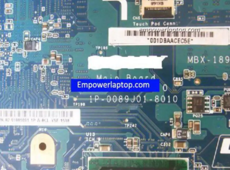 Placa base Sony VGN-FW A1568977C MBX-189 M762 1P-0089J01-8010