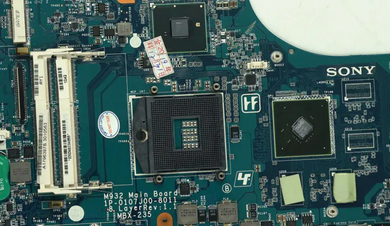 Sony MBX-235 M932 A1796397B Placa base 4 memoria de vídeo