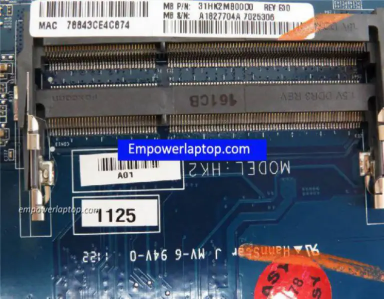 Placa base Sony MBX-248 A1827704A DA0HK2MB6E0