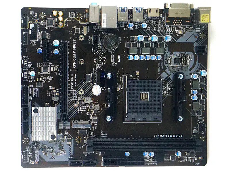 MSI A320M-A PRO MAX Placa Base A320M MATX A320 DDR4 32G