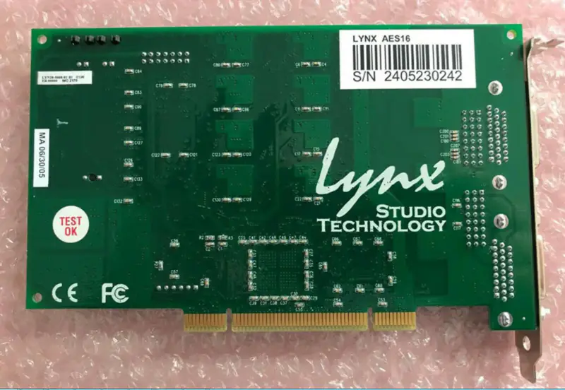Lynx AES16 Interfaz de audio PCI AES/EBU de 8 canales A/D/A 192 kHz /DAB/Streaming