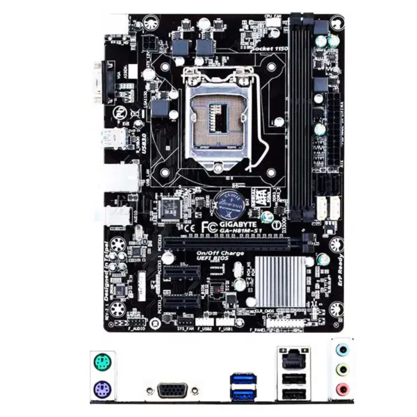 H81 Placa Base Para Gigabyte Ga-h81m-s1