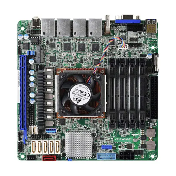 Asrock C236wsi4-85 Ddr4 Ecc Udimm 64gb Soporte E3-1585 V5