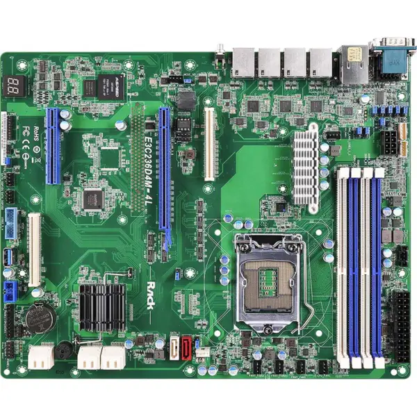 Asrock E3c236d4m-4l Lga1151 C236 Ddr4 Soporte E3-1200 V5 V6