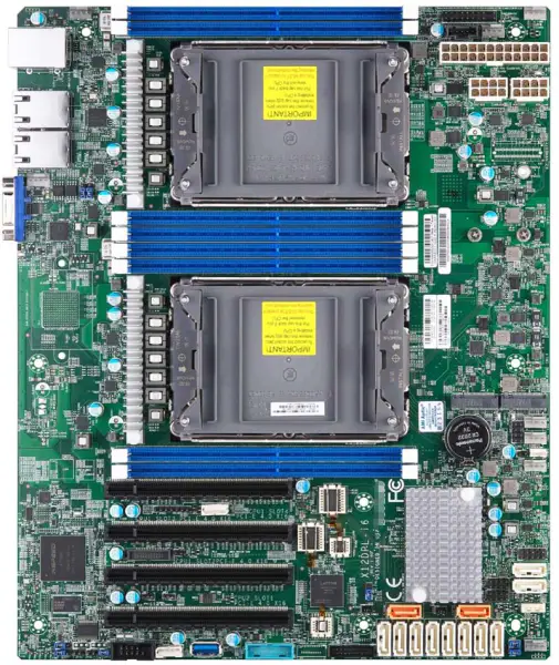 X12dpl-i6 Para Supermicro Placa Base Lga-4189 Xeon Procesadores Escalables Pci-e 4.0 Sata3 (6 Gbps) Dual Lan Con Intel I210
