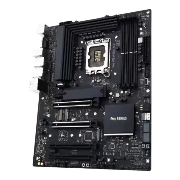 Pro Ws W680-ace Atx Estación De Trabajo Placa Base Lga 1700 Procesadores Core De 12ª/13ª Generación