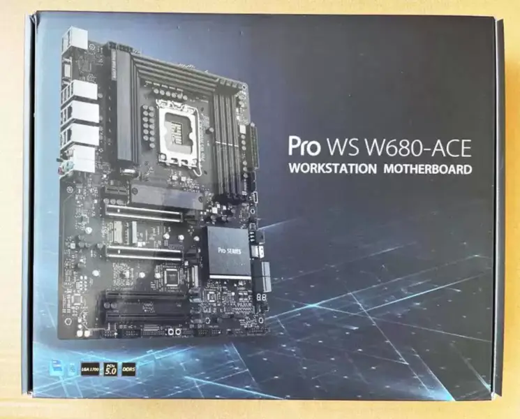 Pro Ws W680-ace Atx Estación De Trabajo Placa Base Lga 1700 Procesadores Core De 12ª/13ª Generación