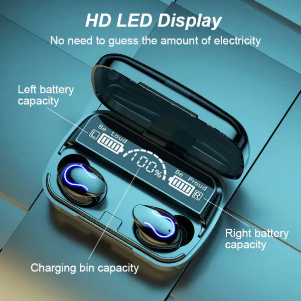 2023 Amazons Top Venta Q32 Tws 5.0 auriculares inalámbricos Blue Tooth manos libres estéreo auricular con estuche de carga