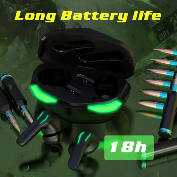 2023 Auricular manos libres inalámbrico móvil 65ms baja latencia Gaming auriculares Noise Cancelling D17 Tws Earbuds