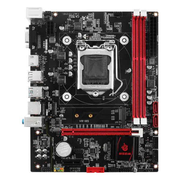 Hsgm Desktop H81-v8185 Lga 1150 Cpu Socket Placa Base De Ordenador