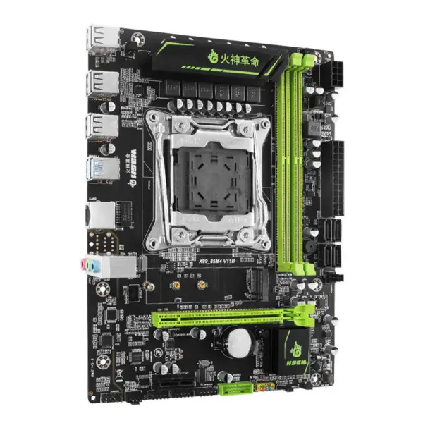 Hsgm X99-85m4 Placa Base Soporta Doble Canal De Memoria Ddr4 2133/2400mhz Placa Base Para Sobremesa