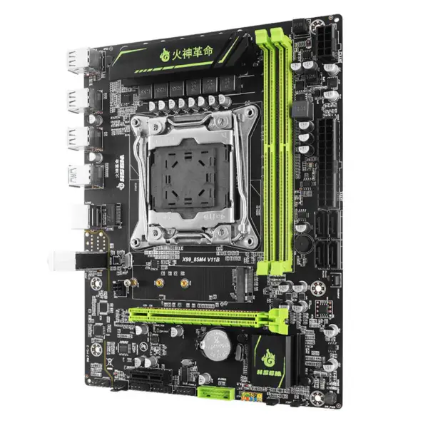 Hsgm X99-85m4 Placa Base Soporta Doble Canal De Memoria Ddr4 2133/2400mhz Placa Base Para Sobremesa