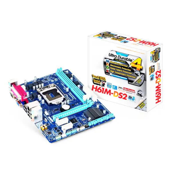 Gpu Placa Base H61 Ddr3 Lga1155 I3 I5 I7 Sata2.0 1333 Dram H61m Ds2