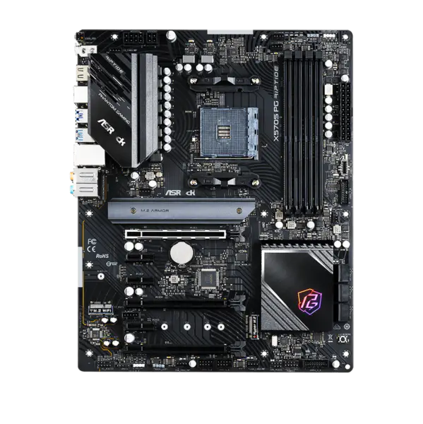 AsRock Placa Base Am4 2000 3000 4000 G-series 5000 Y 5000 G-series X570s Pg Riptide