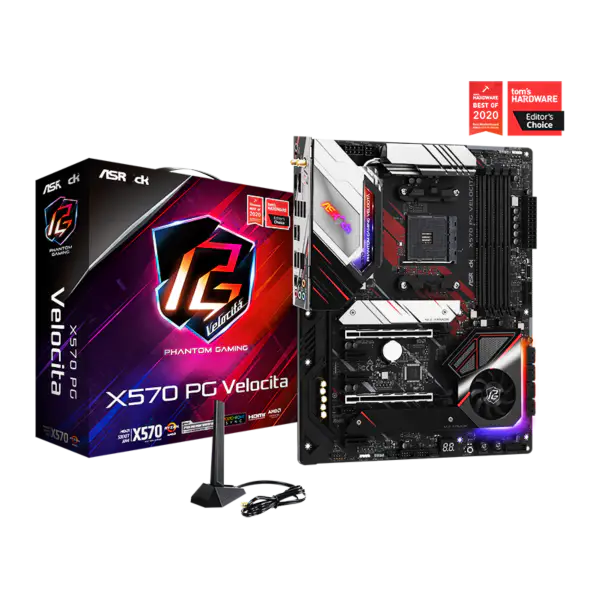 AsRock Placa Base Am4 Socket 2000 3000 4000 G-series 5000 Y 5000 G-series Cpu X570 Pg Velocita