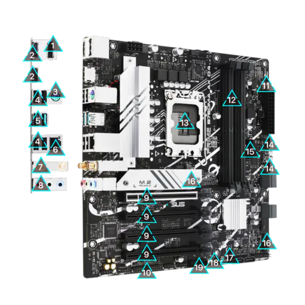 Placa base Asus PRIME B760M-A AX D4