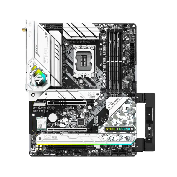 AsRock Placa Base Z790 Steel Legend Wifi6 Memoria Ddr5 Lga 1700 13th Gen Z790 Steel Legend Wifi6 13600k 13700k