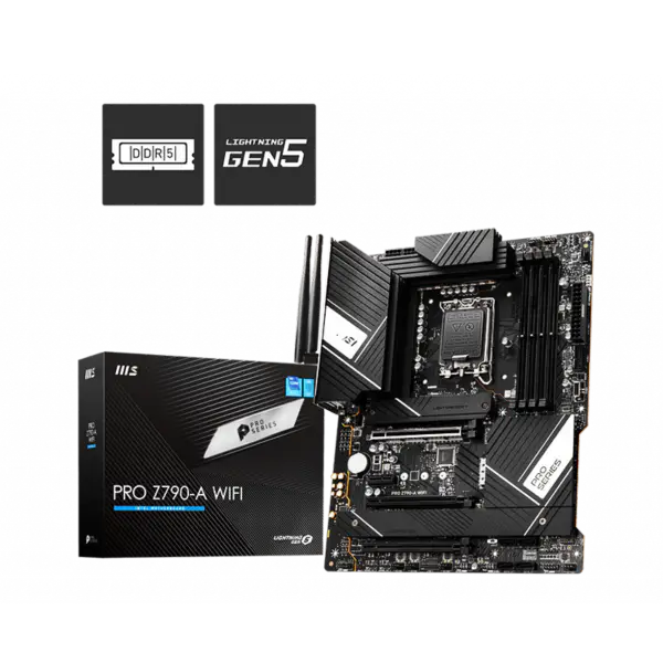 Ms Motherboard Pro Z790-a Wifi Ddr5 Motherboard Lga 1700 Cpu 13900k 13600kf 13700kf 13900kf