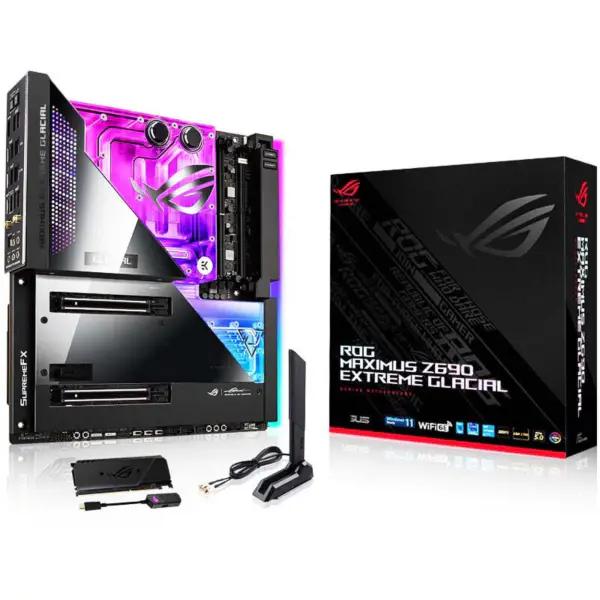 Asus Pc Motherboard Ddr5 Cpu 12700 2700kf Intl Z690 Lga 1700 Motherboard Rog Z690 Extreme Glacial