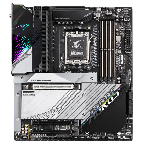 Ga X670e Aorus Master Placa Base Soporte Cpu Am5 7950x 7900x 7700x 7600x