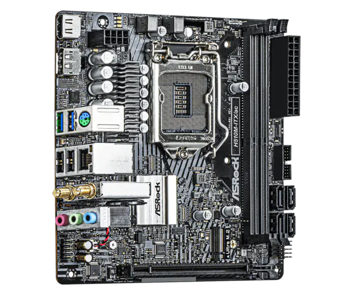 Asrock H510m-itx/ac Mini Placa Base Gaming Soporta Cpu 10500 10400 11400f Intl H510 Lga 1200