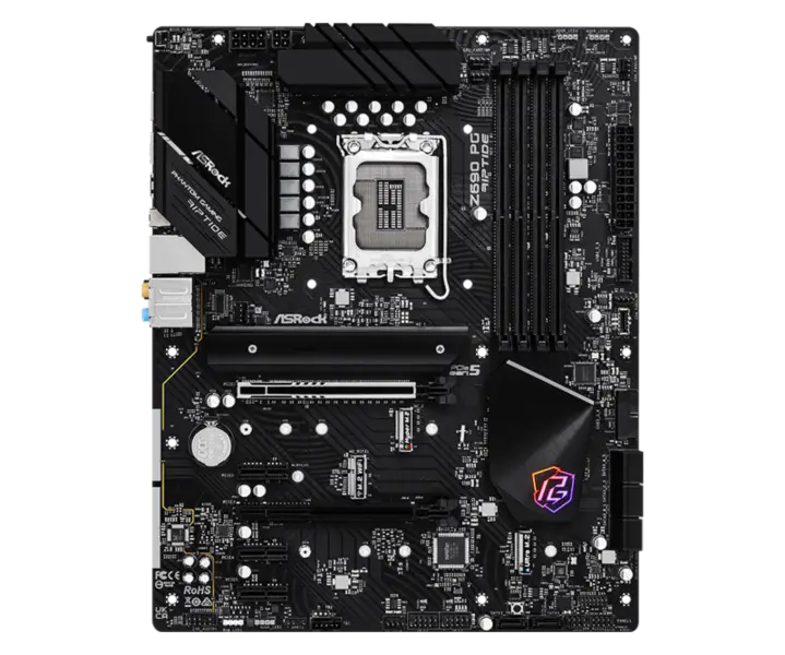 Asrock Z690 Pg Riptide Black Tide Storm Placa Base Gaming Soporta Memoria Ddr4 Cpu 12700k/12600k Intl Z690 Lga1700