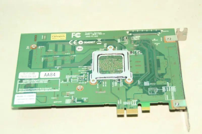 Canopus FIRECODER Blu-ray MHX-C1 Tarjeta de hardware PCI X1 de alta velocidad AM09-PC-809