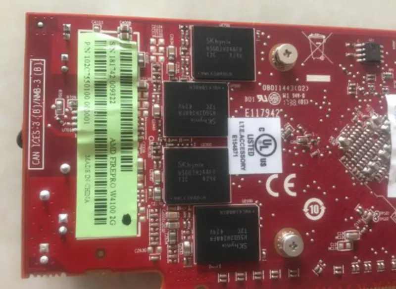 Tarjeta gráfica profesional AMD FirePro W4100 2G DDR5