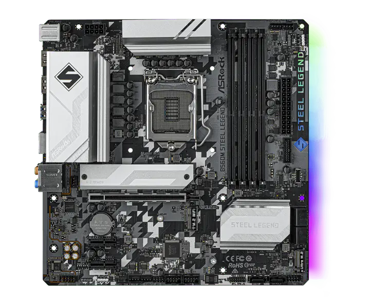 ASROCK B560M STEEL LEGEND Placa Base M-ATX Intel B560 128G LGA1200