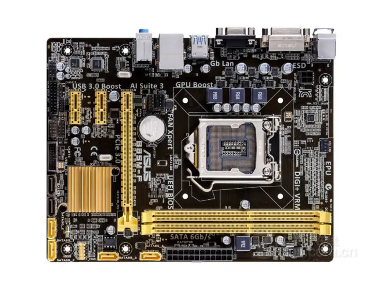 Asus B85M-F Placa base de sobremesa B85 LGA 1150 i7 i5 i3 DDR3 16G SATA3 USB3.0 Micro-ATX