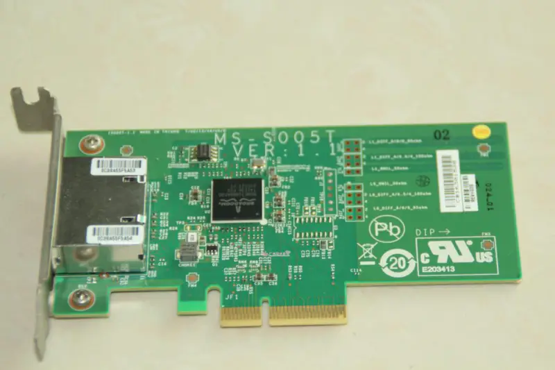 Tarjeta de red Gigabit de doble puerto Broadcom BCM5718 VER:1.1
