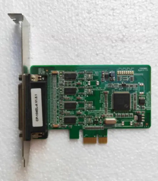 MOXA CP-104EL-A 4 puertos serie RS-232 2U bisel PCI-E tarjeta de puerto multiserie CP-104EL
