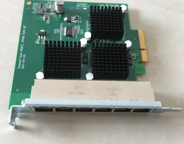 Diamond Head 12G6CC Tarjeta de red Gigabit Ethernet de 6 puertos PCI-E X4