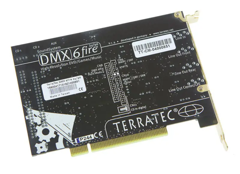 Tarjeta de sonido Terratec DMX 6Fire 24/96