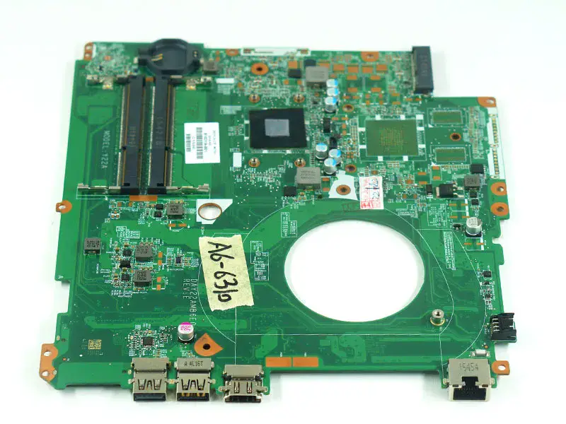 HP 810319-001 Placa base AMD A6-6310 DAY22AMB6E0