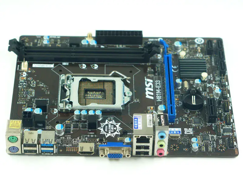 MSI H81M-E33 Placa Base LGA 1150 Intel H81 DDR3 Micro ATX
